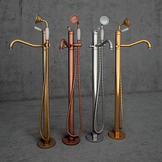 Light Luxury Shower 3d model