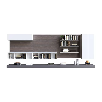 TV background cabinet 3d model