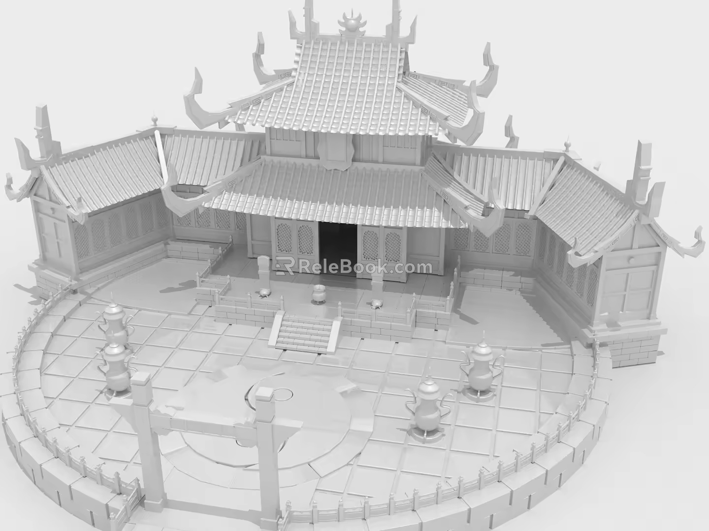 ancient architecture 3d model