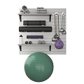 Fitness Yoga Supplies 3d model