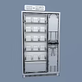 TH-W14 Commercial Vending Machine With Multiple Compartments Green Products And Digital Screen 3d model