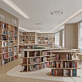 Modern Library Reading Room 3d model