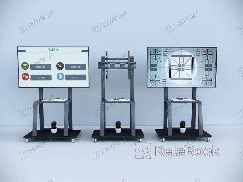 Modern bracket TV stand model