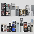 Different Types of Daily Use Vending Machines Including Coffee and Water Dispensers