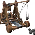 Modern stone machine 3d model