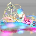 Game Show ip Meichen Bubble Mart Atrium Meichen Dameichen Design Mall Meichen 3d model