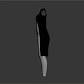 Elegant Green Trim Bikini With Black Accents Displayed On White Mannequin