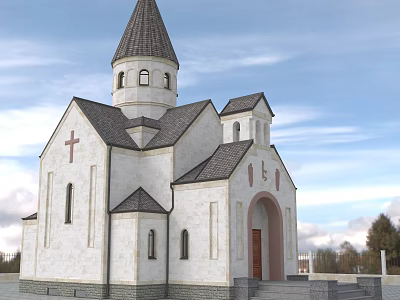 Armenian Church European Church 3d model