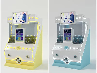 Modern Gashapon Machine Large Gashapon Machine 3d model