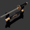 Tang Dao Samurai Swords 3d model