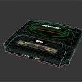 Modern game console home game console Nintendo game console vintage game console 3d model
