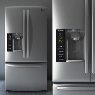 Refrigerator ice making 3d model