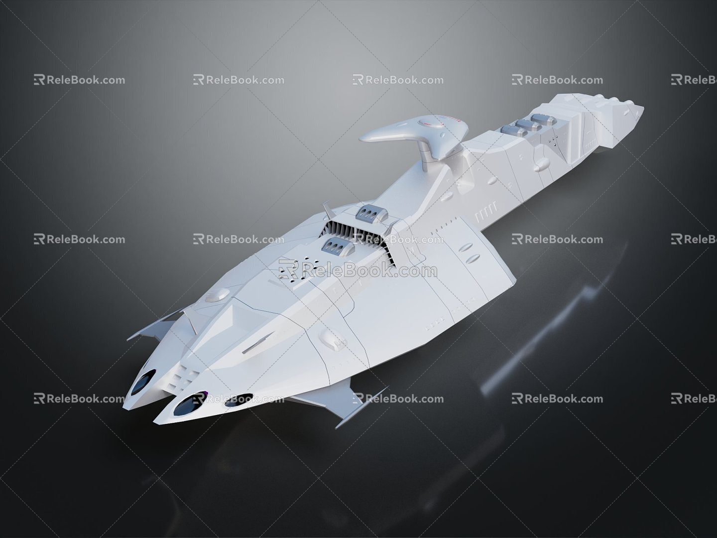 Modern Spaceship Spacecraft Spacecraft 3d model