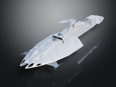 Modern Spaceship Spacecraft 3d model