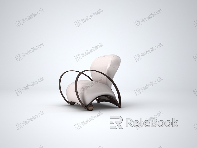 Modern single chair chair model