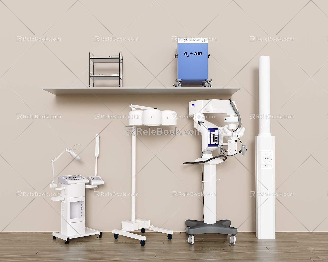 Medical Device Equipment Machine 3d model