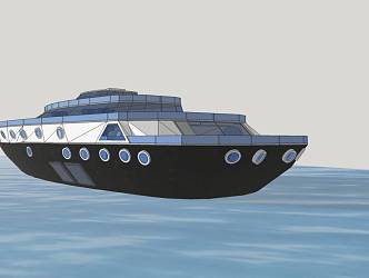 Modern Yacht 3d model