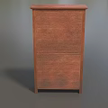 Vintage Wooden Curio Cabinet Featuring Glass Doors Drawers And Display Storage