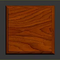 Elegant Red Wooden Frame Display Stand Furniture with Glossy Surface and Stable Structure