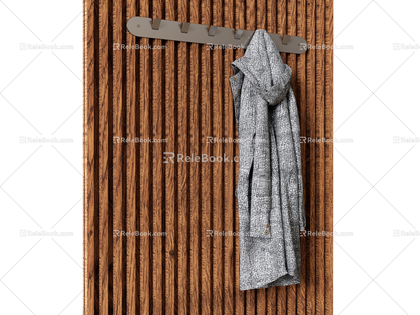 clothing clothes hook 3d model