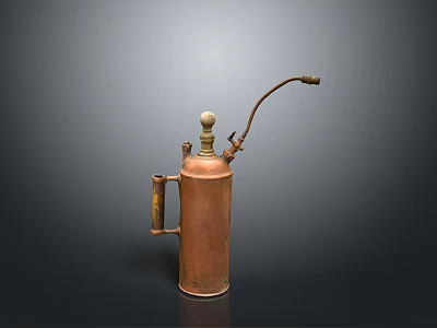 blowtorch fire lamp gasoline blowtorch kerosene blowtorch blowpipe modern weapon hot weapon hot weapon gun 3d model