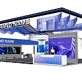 Science and Technology Booth SU Model 3d model