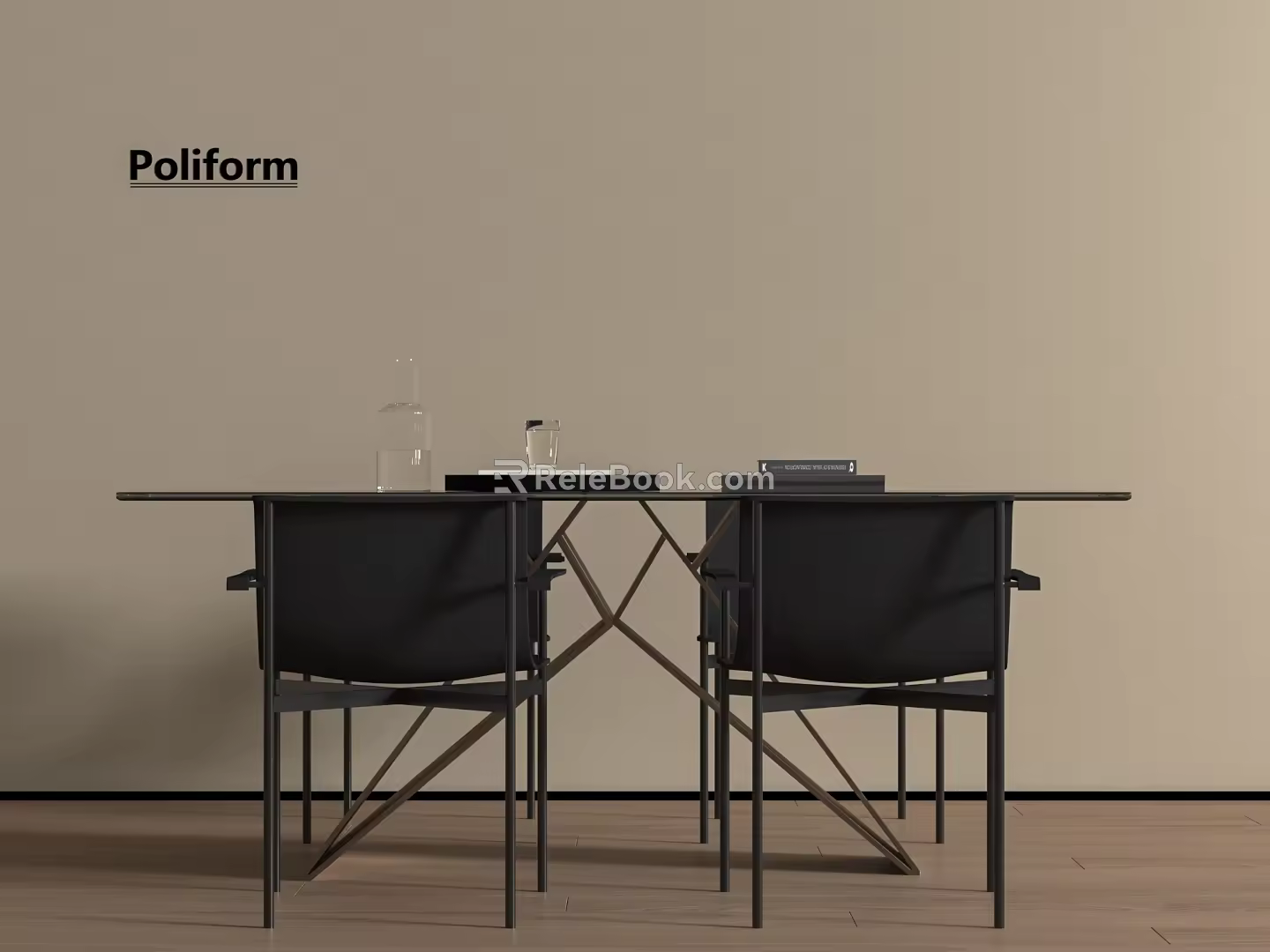 Modern Dining Table and Chair Rectangular Dining Table and Chair Dining Table and Chair Dining Table and Chair for More than Four Dining Table and Chair 3d model