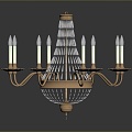 Chandelier Ceiling Lamp Living Room Chandelier Iron Chandelier Lighting Lamps Lighting Fixtures Furniture Furniture 3d model