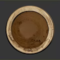 Rustic Handcrafted Wooden Cup Featuring Natural Grain for Daily Household Use