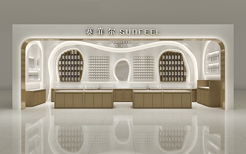 Silver Jewelry Store Jewelry Store 3d model