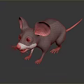 Mouse Wizard Mouse Warlock Cartoon Mouse Animation Mouse Animation Mouse Cartoon Character Cartoon Animal 3d model