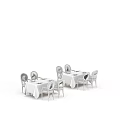 Stylish Table and Chair Sets with White Tablecloths and Matching Chairs