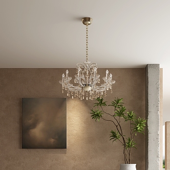 Modern Chandelier Crystal Chandelier European Chandelier American Chandelier French Chandelier 3d model