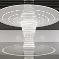 Modern Package Column Ceiling Package Column Booth 3d model