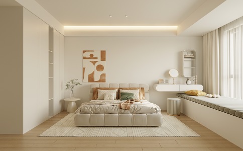 Modern Bedroom Simple Bedroom 3d model