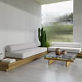 Modern Corner Sofa Multi-Person Sofa Card Seat Sofa 3d model