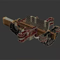 Modern crossbow 3d model
