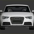 White Two Door Car With Modern Sleek Exterior And Black Roof Design