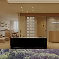 Yanti's Sara Modern Minimalist Storefront With Glass Doors Display Shelves And Light Toned Walls