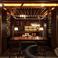 INDUSTRIAL LOFT BAR 3d model
