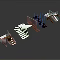Modern Stairs Designs With Various Creative Styles And Materials For Home Interior