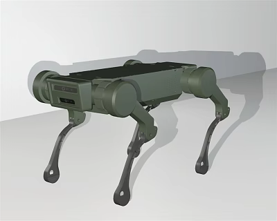 Modern Robot Mechanical Dog 3d model Modern Robot Mechanical Dog 3d model