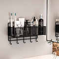 Modern Wall Hanging Storage Rack Bathroom Storage Rack Cosmetic Cleaning Products Storage Rack 3d model