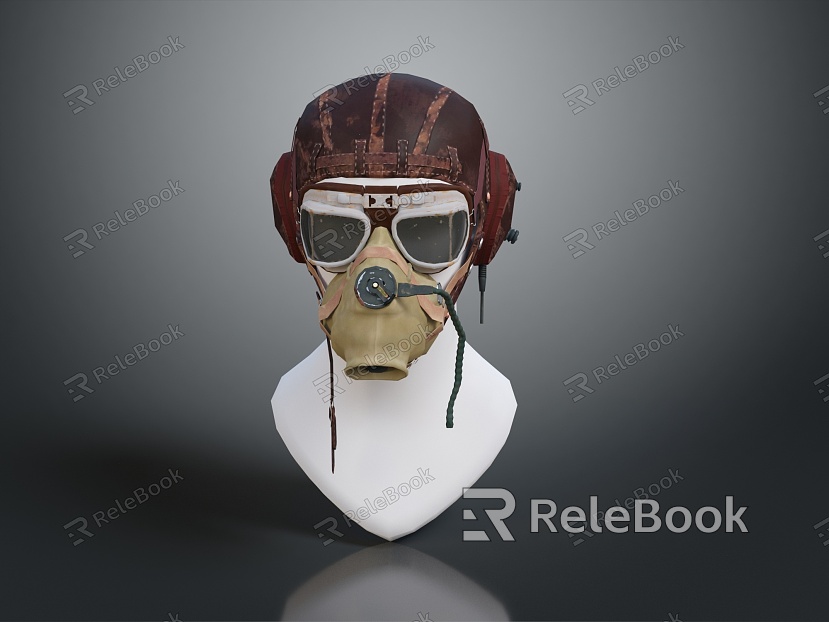 Gas Mask Science Fiction Gas Mask Gas Mask Respirator Breathing Mask Biochemical Mask Science Fiction Mask model