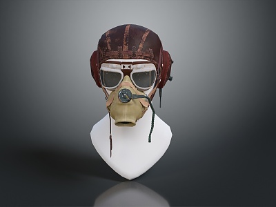 Gas Mask Science Fiction Gas Mask Gas Mask Respirator Breathing Mask Biochemical Mask Science Fiction Mask 3d model