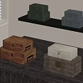 Middle Ancient Style Gift Box Tea Box Packaging Box Storage Box 3d model