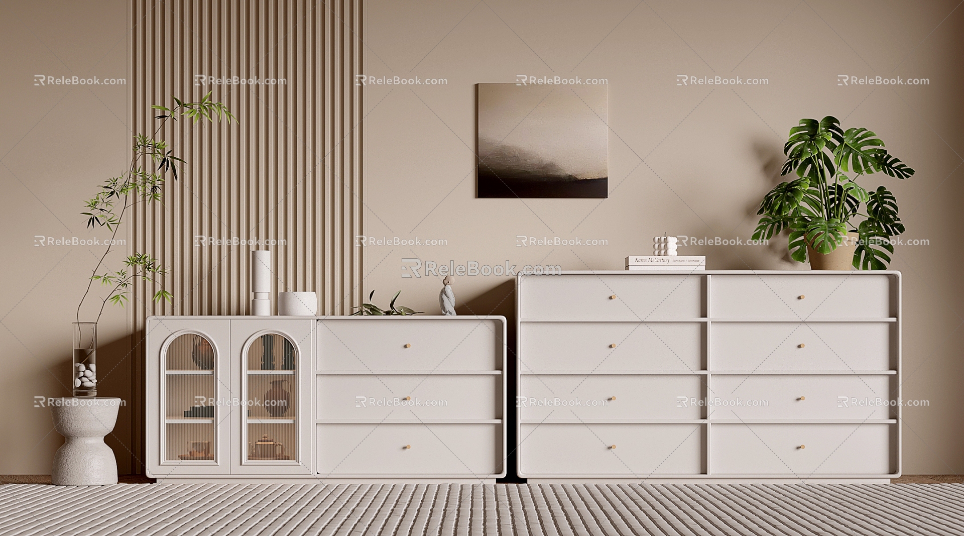 Modern Simple Style Cabinet Whole Cabinet Sideboard Cabinet Balcony Cabinet Storage Cabinet Entrance Cabinet 3d model