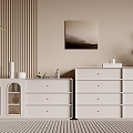 Modern Simple Style Cabinet Whole Cabinet Sideboard Cabinet Balcony Cabinet Storage Cabinet Entrance Cabinet 3d model