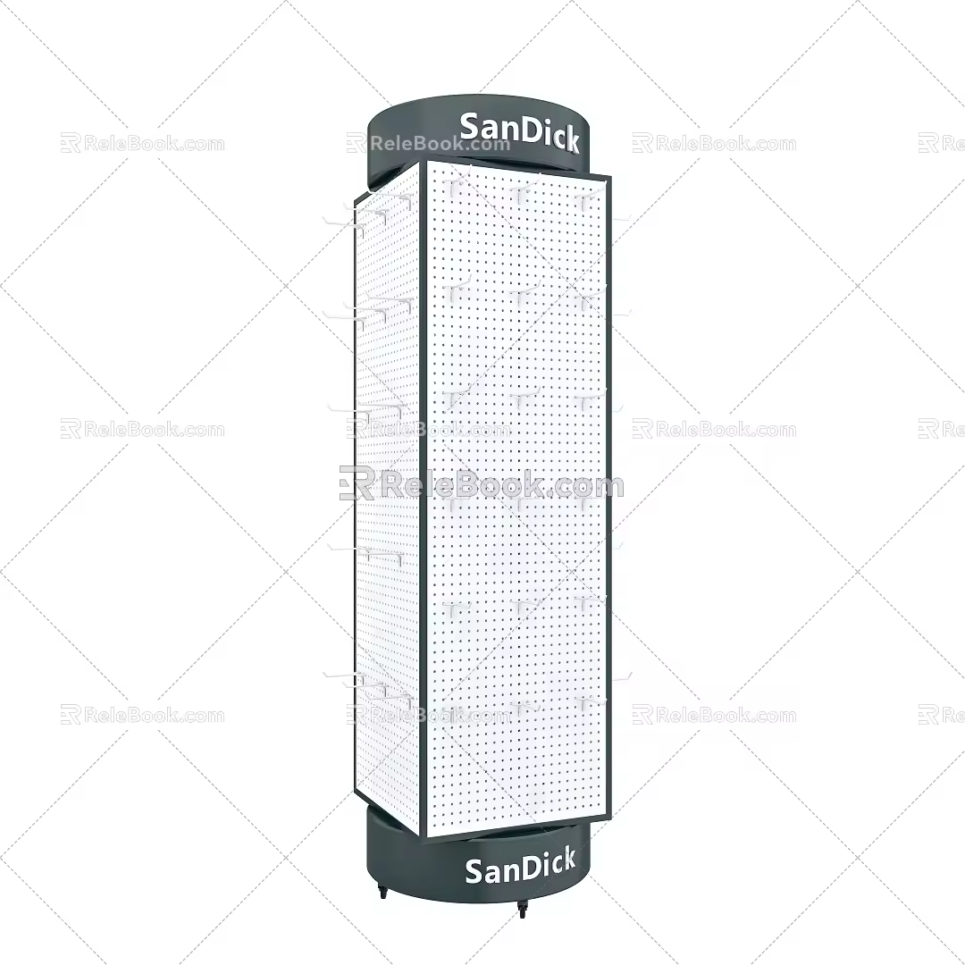 Custom Rack Display Rack Product Rack Iron Rack Roller Rack Rotating Rack Steel Structure Game Plate Jewelry Rack Vertical Display Rack Hook Belt Shelf 3d model