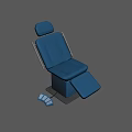 Blue Adjustable Medical Examination Chair For Clinical Use With Ergonomic Design And Accessories